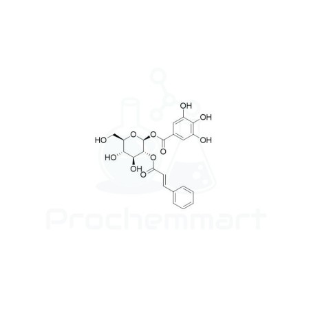 2-Cinnamoyl-1-galloylglucose | CAS 56994-83-3