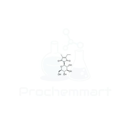 2-Ethyl-3-methylmaleimide N-β-D-glucopyranoside | CAS 182228-46-2