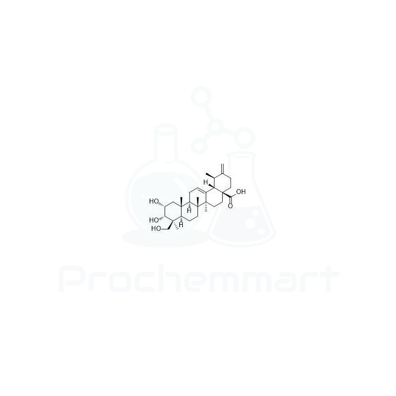 2α,3α,24-Trihydroxyursa -12,20(30)-dien-28-oic acid | CAS 341503-22-8