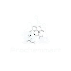 3'-Angeloyloxy-4'-senecioyloxy-2',3'-dihydrooroselol | CAS 1221686-60-7