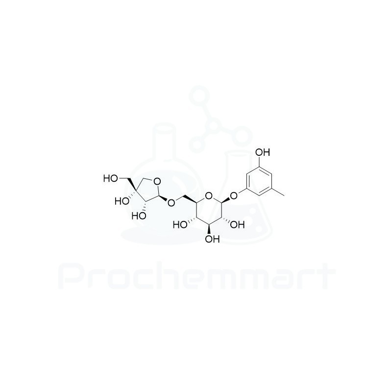 Orcinol 1-O-beta-D-apiofuranosyl-(1-6)-beta-D-glucopyranoside | CAS 868557-54-4