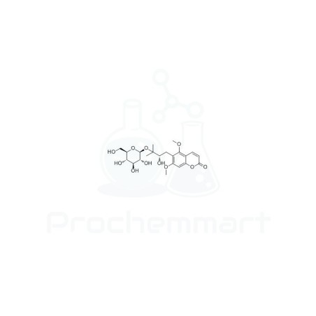 (-)-Toddalolactone 3′-O-β-D-glucopyranoside | CAS 1176645-57-0