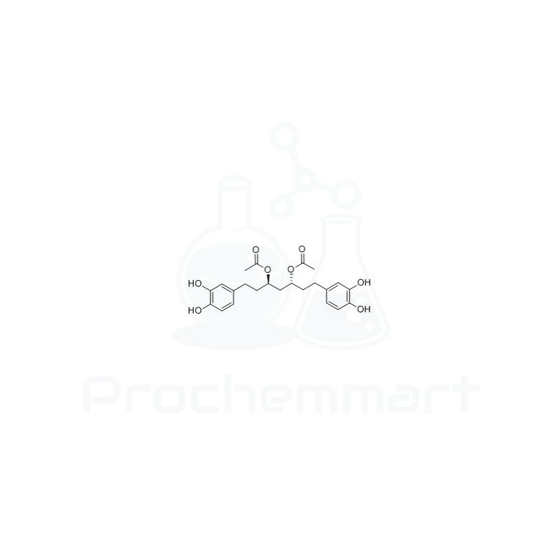 1,7-Bis(3,4-dihydroxyphenyl)heptane-3,5-diyl diacetate | CAS 138870-97-0