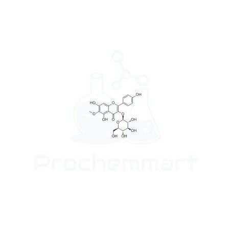 6-Methoxykaempferol 3-O-glucoside | CAS 63422-27-5