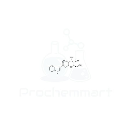 Indole-3-carboxylic acid β-D-glucopyranosyl ester | CAS 106871-55-0