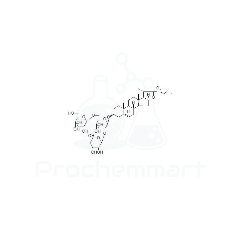 Diosgenin-3-O-rhamnosyl(1-2)[glucosyl(1-6)]glucoside | CAS 1072072-37-7