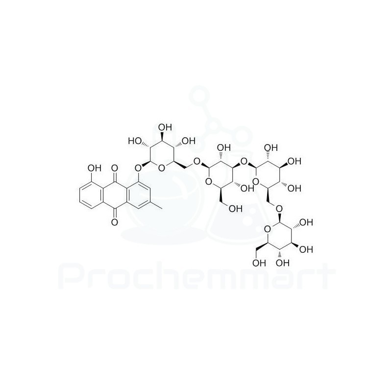 Chrysophanol 1-O-beta-tetraglucoside | CAS 120181-08-0