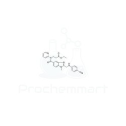 3-[[[2-[[(4-Cyanophenyl)amino]methyl]-1-methyl-1H-benzimidazol-5-yl]carbonyl]pyridin-2-ylamino]propionic acid|CAS 211915-84-3