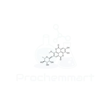 3-O-Methylellagic acid 4-O-rhamnoside | CAS 639089-97-7