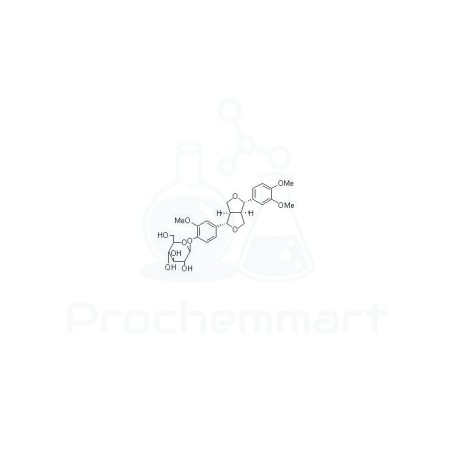 (+)-Pinoresinol monomethyl ether 4-O-β-D-glucoside | CAS 74957-57-6