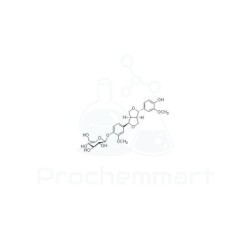 Epipinoresinol-4'-O-glucopyranoside | CAS 74983-66-7