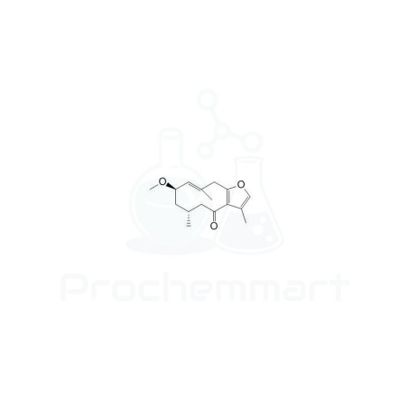 [(1(10)E,2R,4R)]-2-Methoxy-8,12-epoxygemacra-1(10),7,11-trien-6-one | CAS 75412-95-2