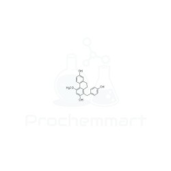 1-(4-hydroxybenzyl)-4-methoxy-9,10-dihydropenanthrene-2,7-diol | CAS 87530-26-5
