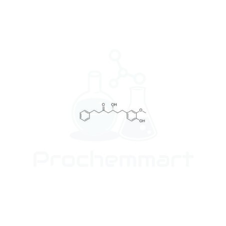(R)-5-Hydroxy-7-(4-hydroxy-3-methoxyphenyl)-1-phenylheptan-3-one | CAS 68622-73-1