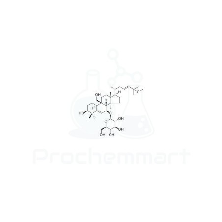 3β,7β,19-Trihydroxy-25-methoxycucurbita-5,23-diene 7-O-glucoside | CAS 81910-37-4