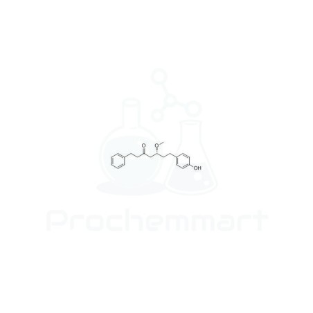 7-(4-Hydroxyphenyl)-5-methoxy-1-phenylheptan-3-one | CAS 100667-53-6