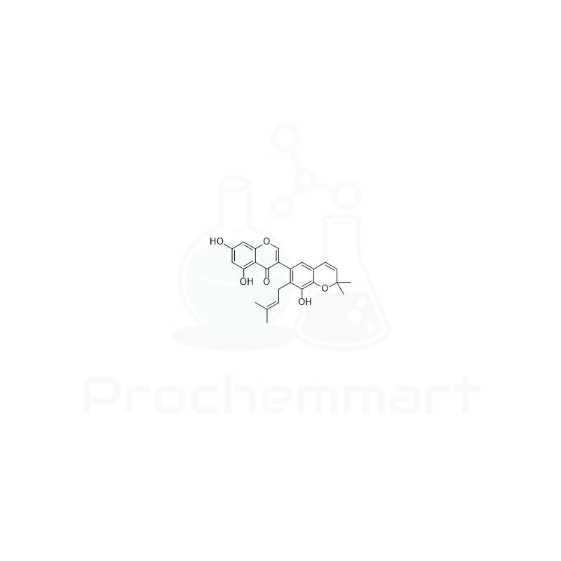 2'-Prenylsemilicoisoflavone B | CAS 651750-10-6