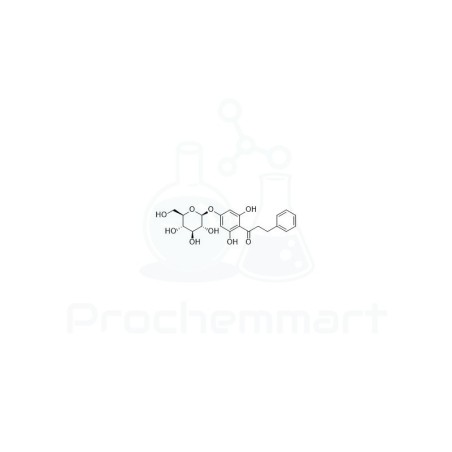 2',4',6'-Trihydroxydihydrochalcone 4'-O-glucoside | CAS 73519-16-1