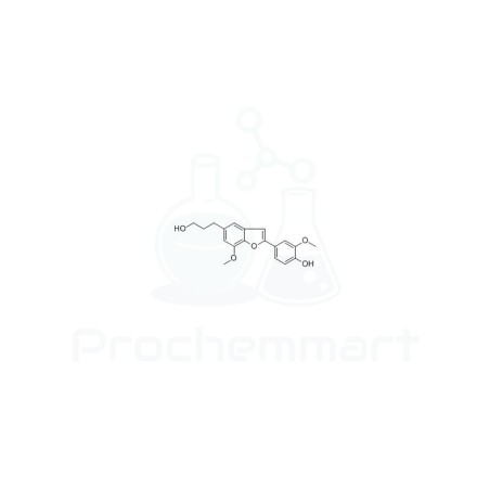 2-(4-Hydroxy-3-methoxyphenyl)-7-methoxy-5-benzofuranpropanol | CAS 144735-57-9